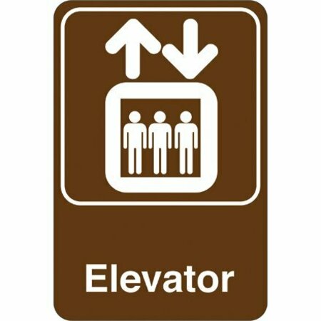 BSC PREFERRED Elevator 9 x 6'' Facility Sign SN408